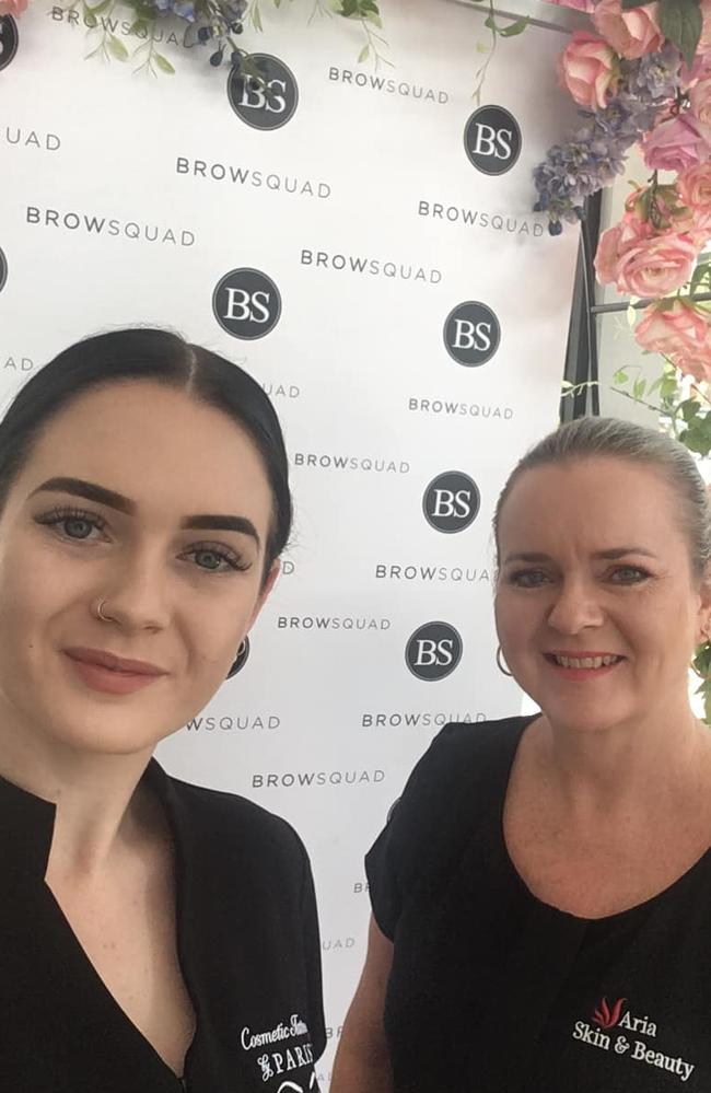 Fiona and Paris Peterson of Aria Skin and Beauty, which has been voted Gympie's Best Beautician of 2023.