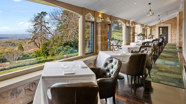 Hardy's Verandah Restaurant at Mt Lofty House, Adelaide Hills. Picture: Kendall Hill