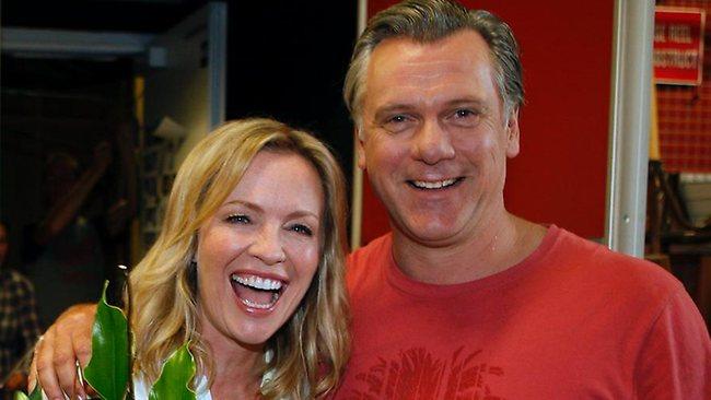 Rebecca Gibney and Erik Thomson