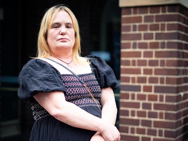 Joanna Scriven outside Manly Court House.Photo: Tom Parrish