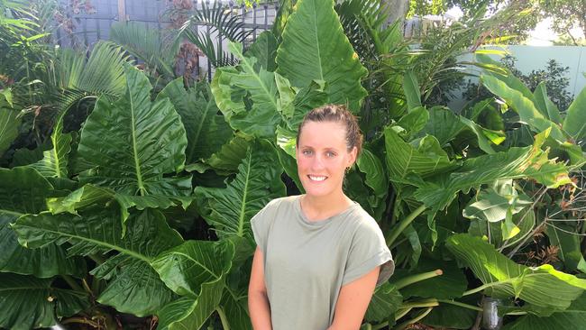 Milan Agnew at the Langlands Park Memorial Pool where she swims