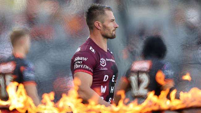 Back where it all began: Kieran Foran made a return to Manly in 2021.