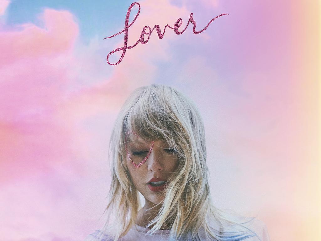 The cover of Taylor Swift’s new album, Lover. Picture: AP