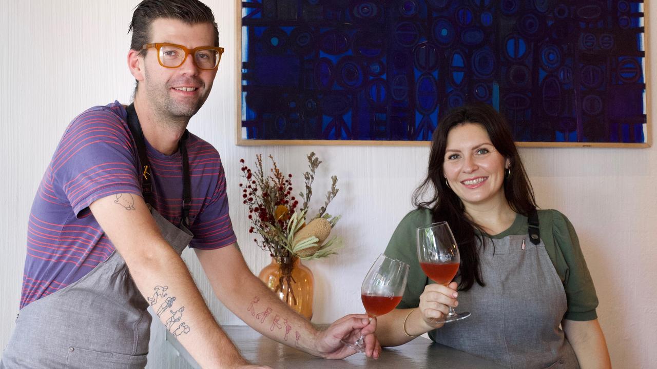 Sam Gray-Jones and Madeleine Campbell have hit the ground running with their new wine bar in Noosa called Theo's Social Club.