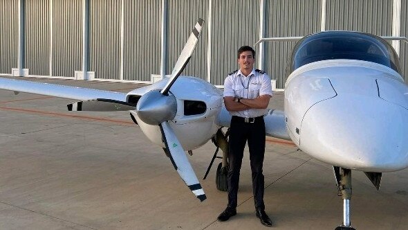 Katherine Aviation line pilot Rhys Annis-Brown, 23.