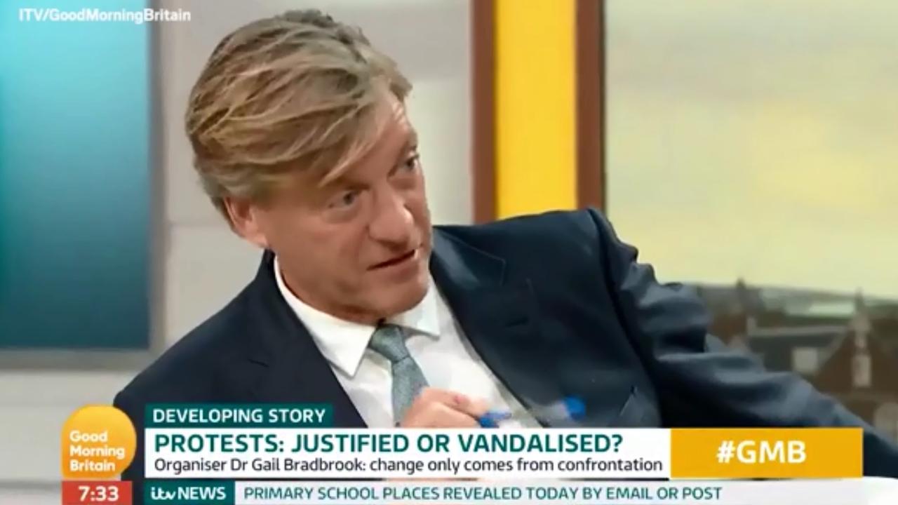 There are calls for Good Morning Britain host Richard Madeley to issue a public apology. Picture: Good Morning Britain