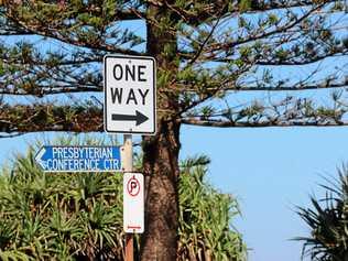 Ballina Shire Council has this week begun trialling a one-way traffic flow on Ballina St in Lennox Head. Picture: Liana Turner