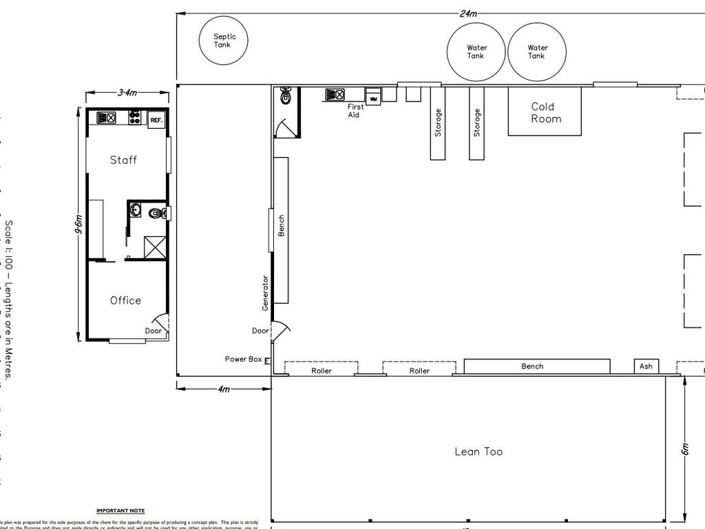 Mackay Pet Crematorium has lodged plans to expand with a new shed at Victoria Plains. Picture: documents lodged to Mackay Regional Council