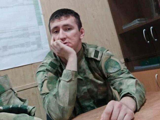 Russian soldier Timur Aybazov who revealed that he had been fired from the army after he set free two Ukrainian girls who were prisoners of war.