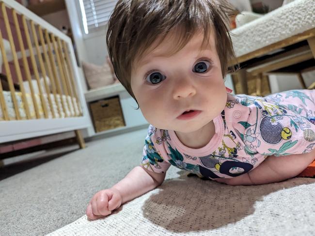 Imogen. Six months old. Imogen is equal parts cheeky, bossy, smart and sassy - we wouldn’t have her any other way.