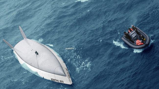 Crew from the HMAS Adelaide and the RAAF helped to rescue yachtsman Tony Bullimore after his yacht overturned during the 1996 Vendee Globe International single-handed round-the-world yacht race.