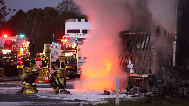 Fatal Crash Between Car And Truck Causes Explosion, Closes Pacific ...