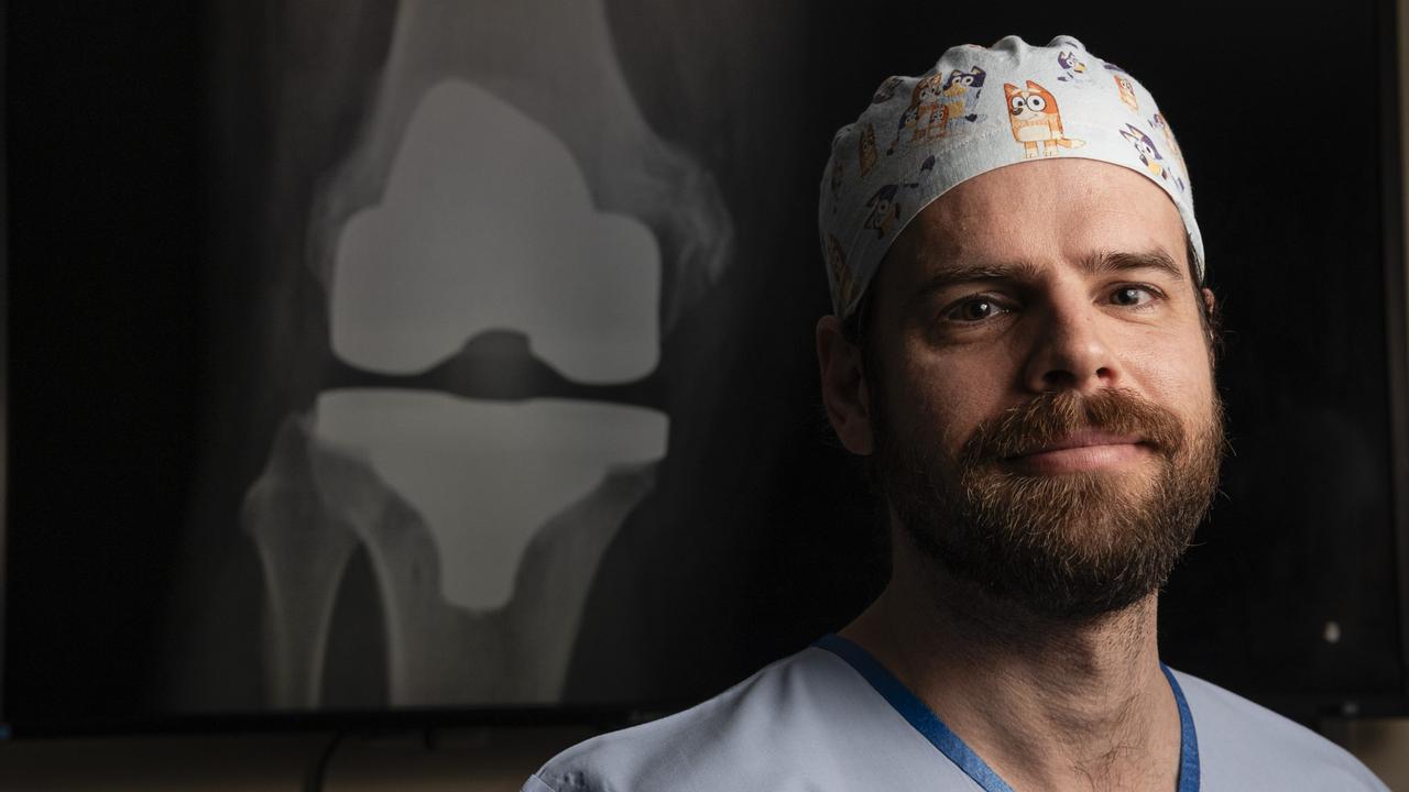 Darling Downs Health Department of Orthopaedics Associate Professor Chris Wall is leading research into joint replacement and links to obesity, Friday, August 9, 2024. Picture: Kevin Farmer