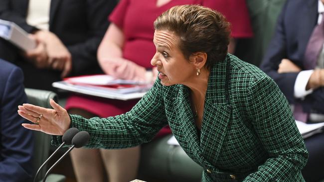 Communications Minister Michelle Rowland is demanding answers from Optus after launching a government-led inquiry into the nation’s largest telecommunications network failure. Picture: NCA NewsWire / Martin Ollman