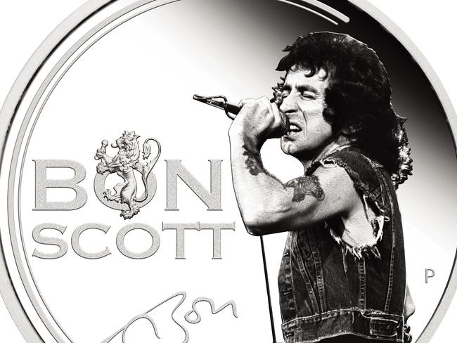 Bon Scott immortalised on coin