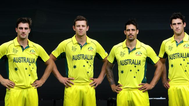 Pace battery: Pat Cummins, Josh Hazlewood, Mitchell Johnson and Mitchell Starc.