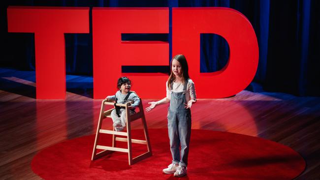 Molly Wright speaks at TEDMonterey: Session Zero. Picture: TED