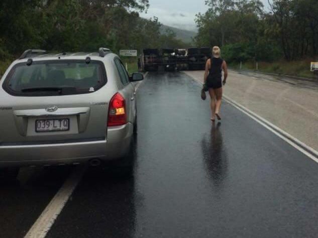 Truck Crash On Eton Range Driver Sustains Minor Injuries The Courier