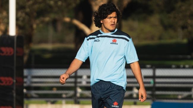 Daniel Meafou in NSW Waratahs colours. Picture: Supplied