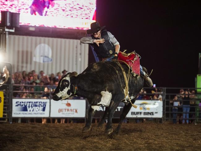All the action at the sold-out 50th iteration of the Noonamah Tavern and Rodeo. Picture: Pema Tamang Pakhrin