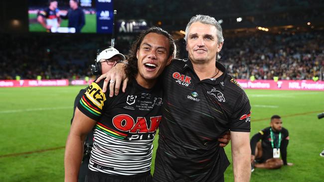 Jarome Luai and Ivan Cleary.