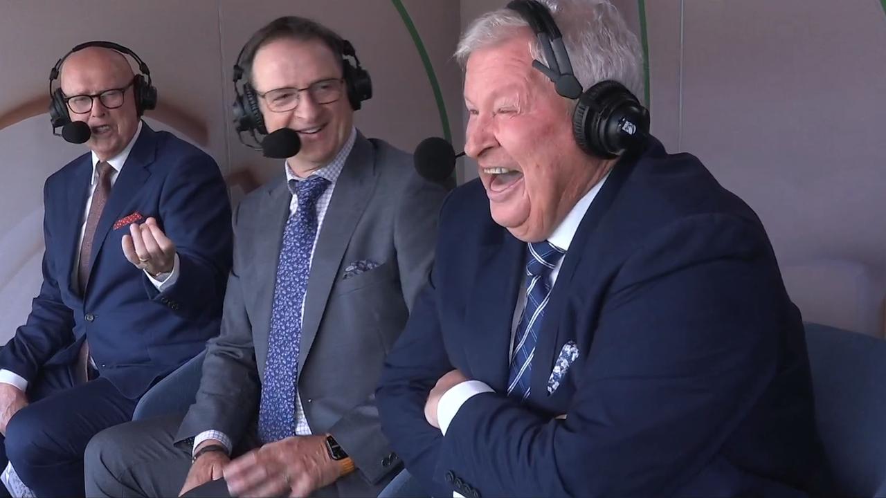 Ian Smith was a mess. Photo: Fox Cricket.