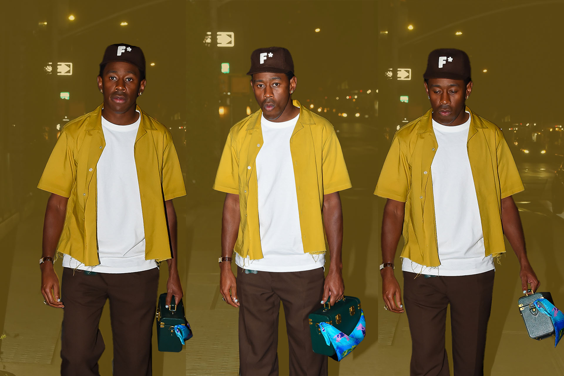 See Tyler, the Creator Wearing Bright Yellow Loafers