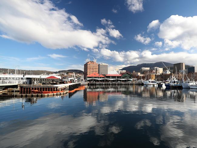 The Hobart waterfront. Picture: SAM ROSEWARNE