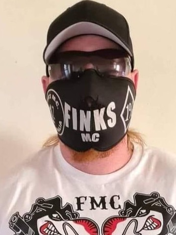 Timothy Byrne was found guilty after trial of associating with members of the Finks outlaw motorcycle gang. Photo: Facebook