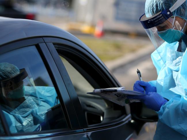 Coronavirus testing numbers have dropped in NSW. Picture: Lisa Maree Williams/Getty Images