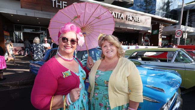 Pinky Fontaine and Jennie Gesler at Cooly Rocks On festival. Picture: Annette Dew