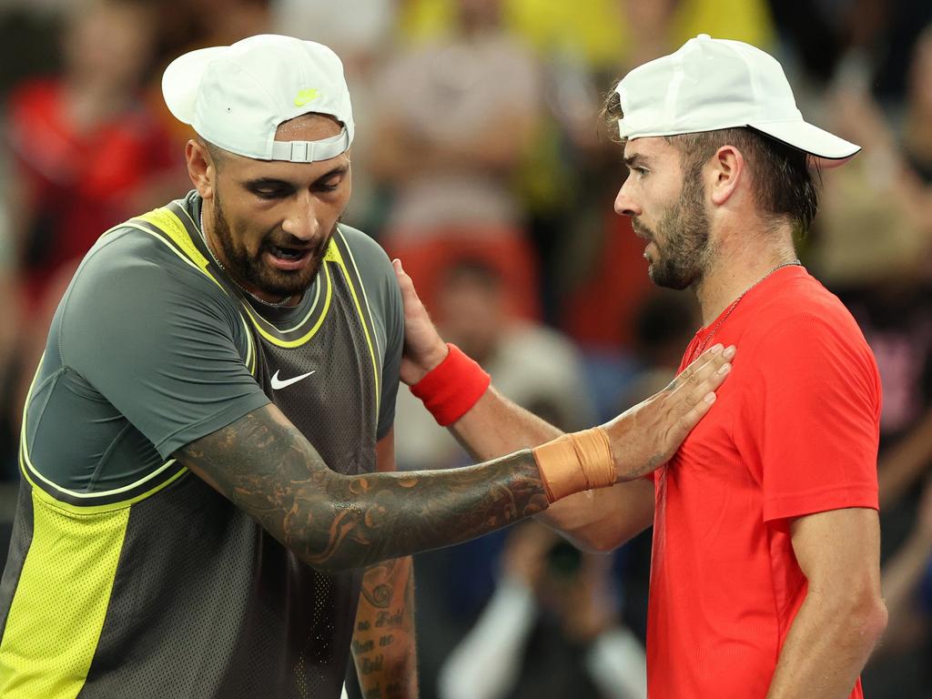 Jacob Fearnley took down Nick Kyrgios. Picture: Kelly Defina/Getty Images