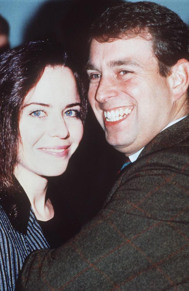 Prince Andrew with actor Koo Stark in early the 1980s.