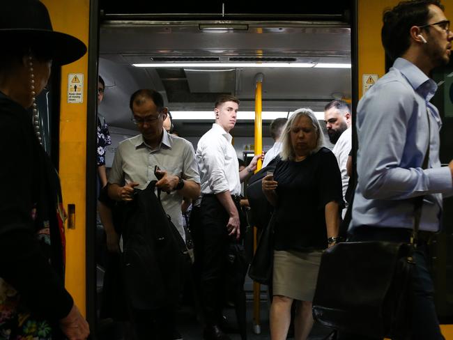 SYDNEY, AUSTRALIA : Newswire Photos - JANUARY 15 2025; A general view of Town Hall  Station as Industrial action resumes on Sydney's train network today.  Picture: Newswire/ Gaye Gerard