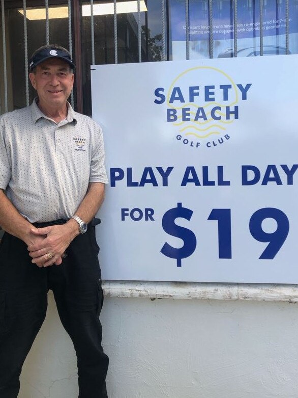 Safety Beach Golf Club pro Terry Perfrement.