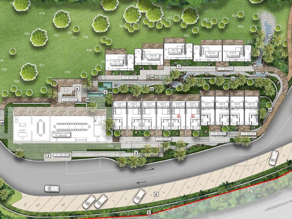 Plan for Maleny Manor. Picture: Place Design Group