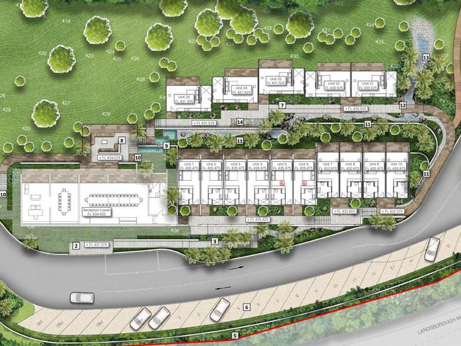 Plan for Maleny Manor. Picture: Place Design Group