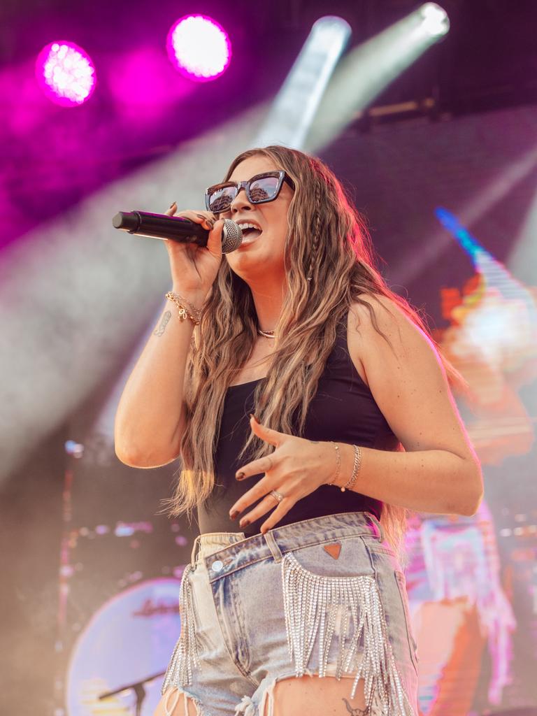 Jess Moskaluke at Groundwater Country Music Festival. Picture: Supplied