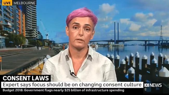 Woman believes parents should ask babies for consent to change nappy