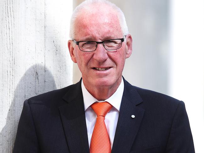 Assistant Police Commissioner Mark Murdoch, head of counter terrorism who is retiring, outside the Sydney Police Centre in Surry Hills. Picture: Brett Costello