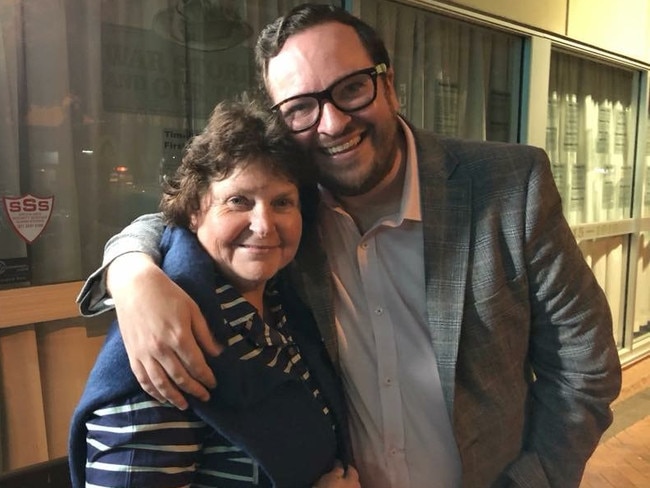 Journalist and author Rick Morton with his mother Deb