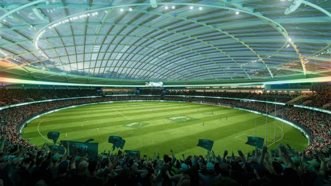 The AFL’s insistence on having a roof over the proposed Macquarie Point Stadium has effectively ruled other sports out from using the venue.
