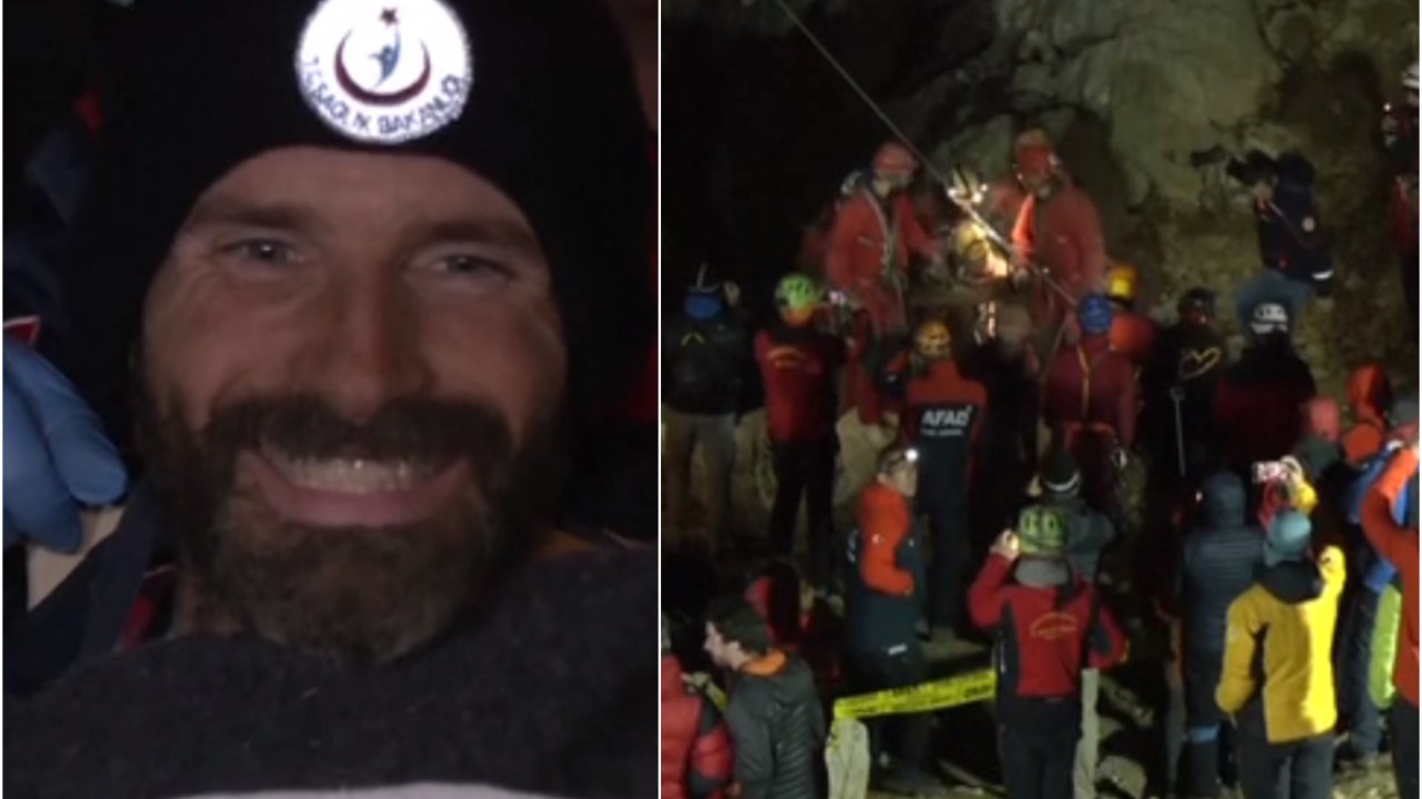 Türkiye’de bir mağarada 1000 metreden fazla mahsur kalan Amerikalı kaşif kurtarıldı