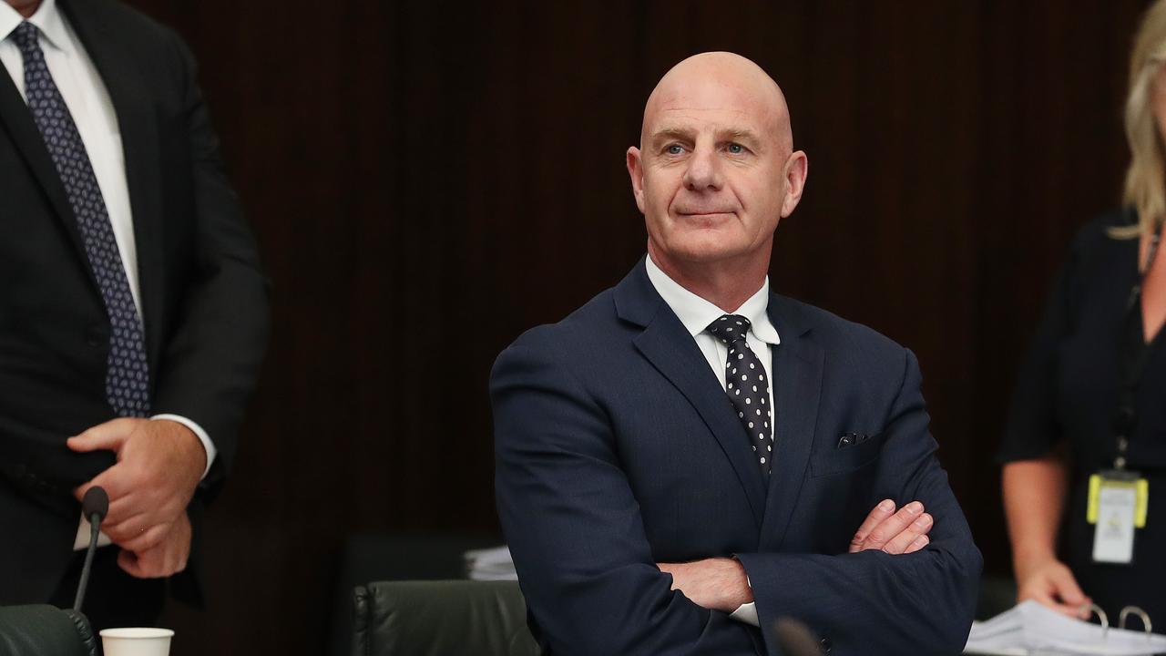 Premier Peter Gutwein wairts for Speaker Sue Hickey to arrive at Question Time in State Parliament. Picture: Zak Simmonds