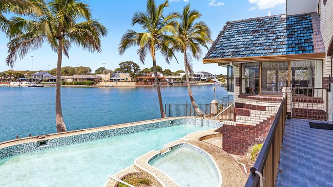 146-150 Tallebudgera Drive, Palm Beach, which sold for $5,050,000 at auction on Sunday. Picture: Kollosche