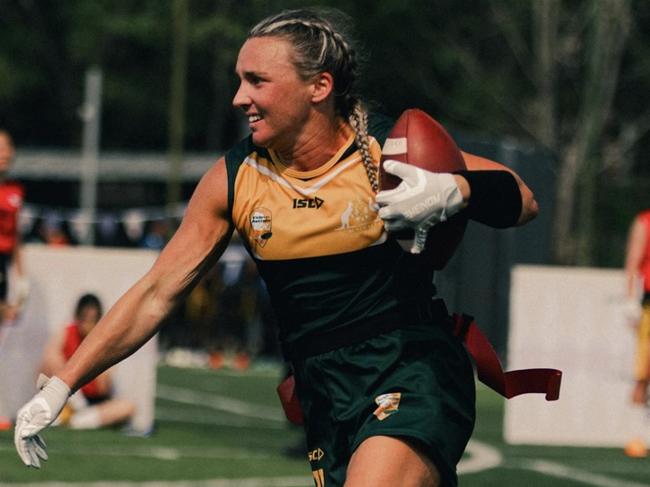 2023 Asia-Oceania Championships. Australia's Flag Football Men and Women. Photo taken from Gridiron Australia Instagram, 28 October 2023