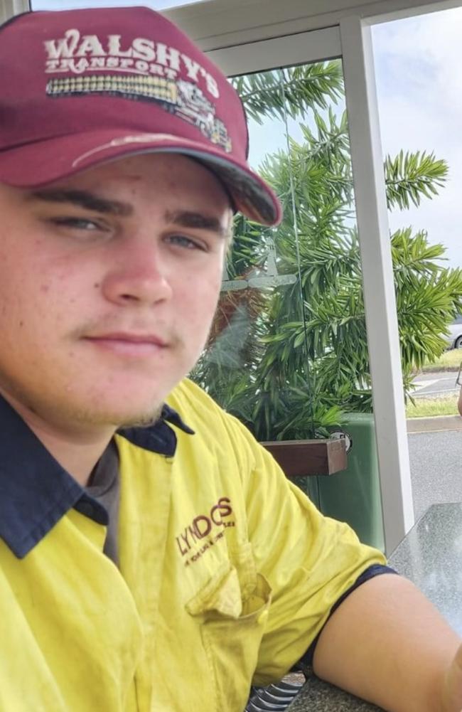 Christian Desborough suffered an injury to his leg when it was “crushed by two beams”.