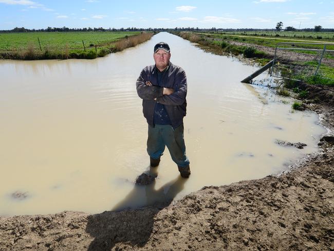 NEWS: Andrew Leahy - Water PricesAndrew Leahy a dairy farmer in the northern irrigation region.  Water prices have doubled and some dairy farmers are reducing stock to cope.PICTURE: ZOE PHILLIPS