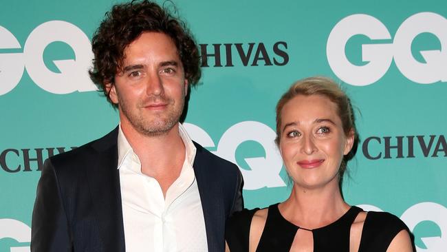 Asher Keddie and Vincent Fantauzzo shared their exciting news at the GQ Awards.