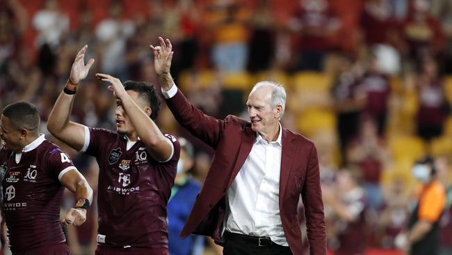 Maroons coach Wayne Bennett pictured after winning game three of State Of Origin at Suncorp Stadium, Brisbane 18th of November 2020. (Image/Josh Woning)